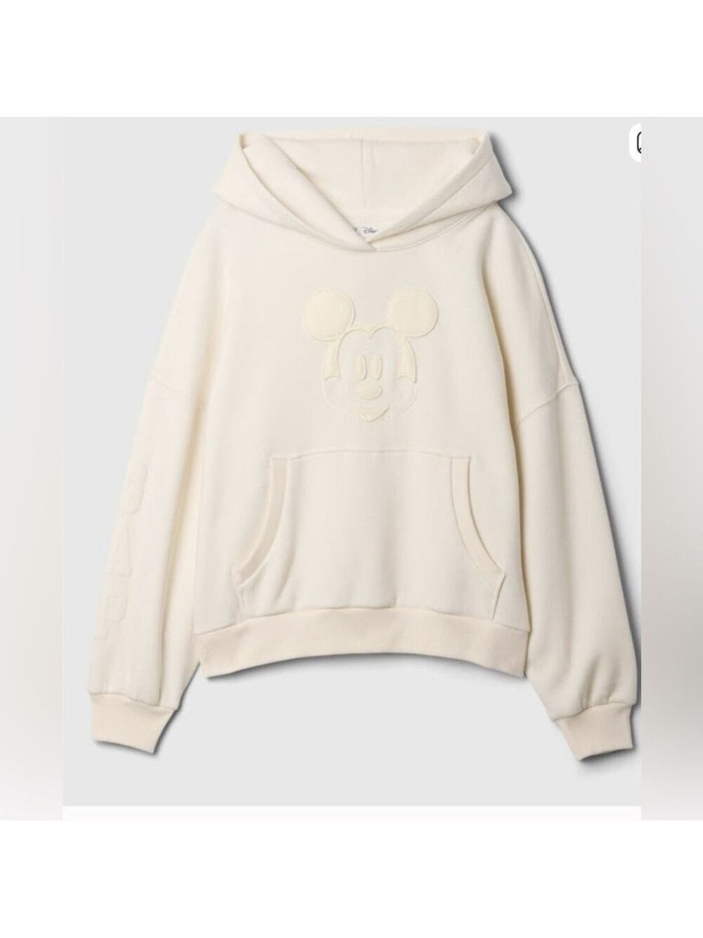 Gap Girl’s Mickey Mouse X Disney Monochromatic Cozy Pullover Hoodie Nwt 10 Large